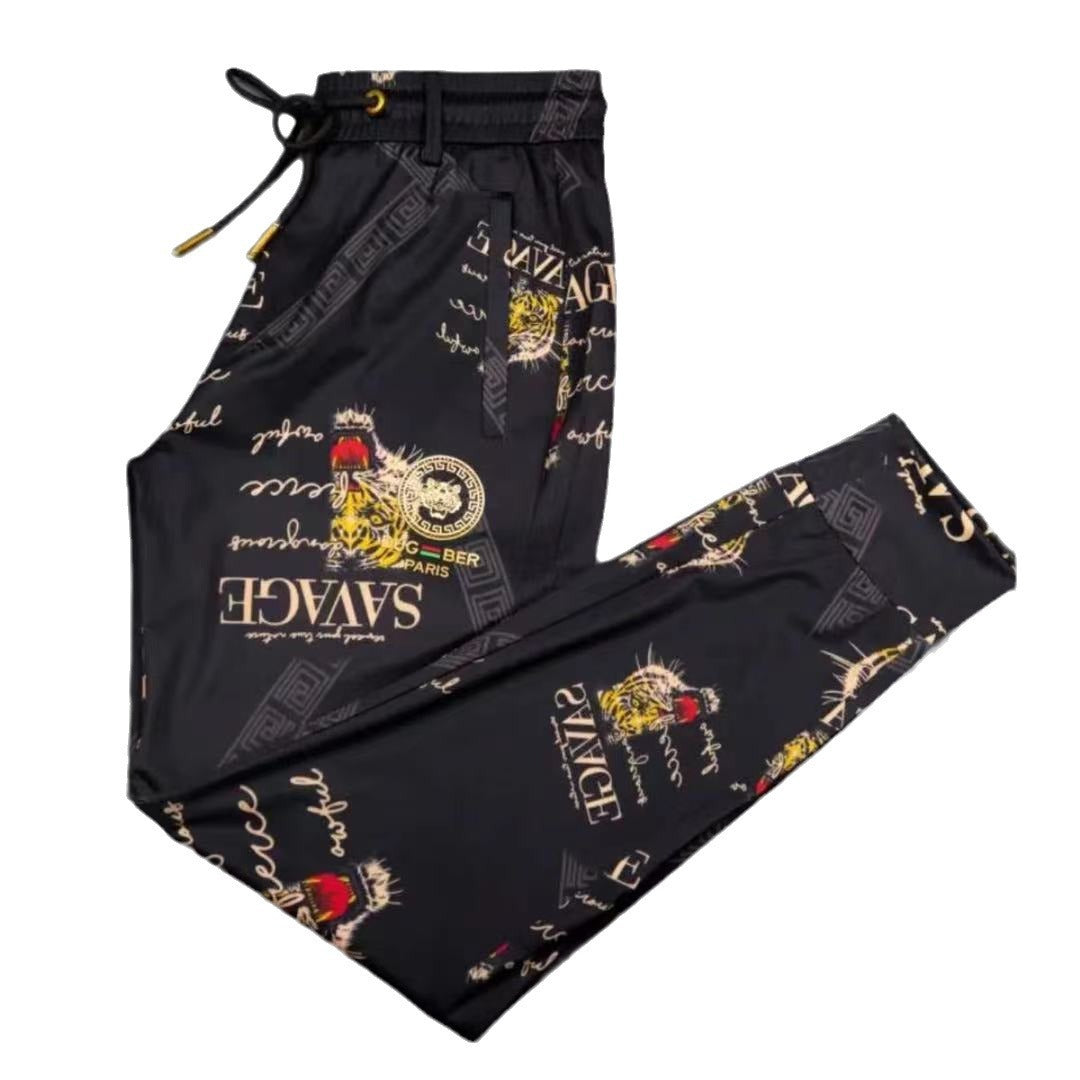 Men's Designer Pattern Luxury Comfortable Summer Leggings
