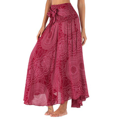 European and American dress skirt beach holiday skirt two wear large swing skirt