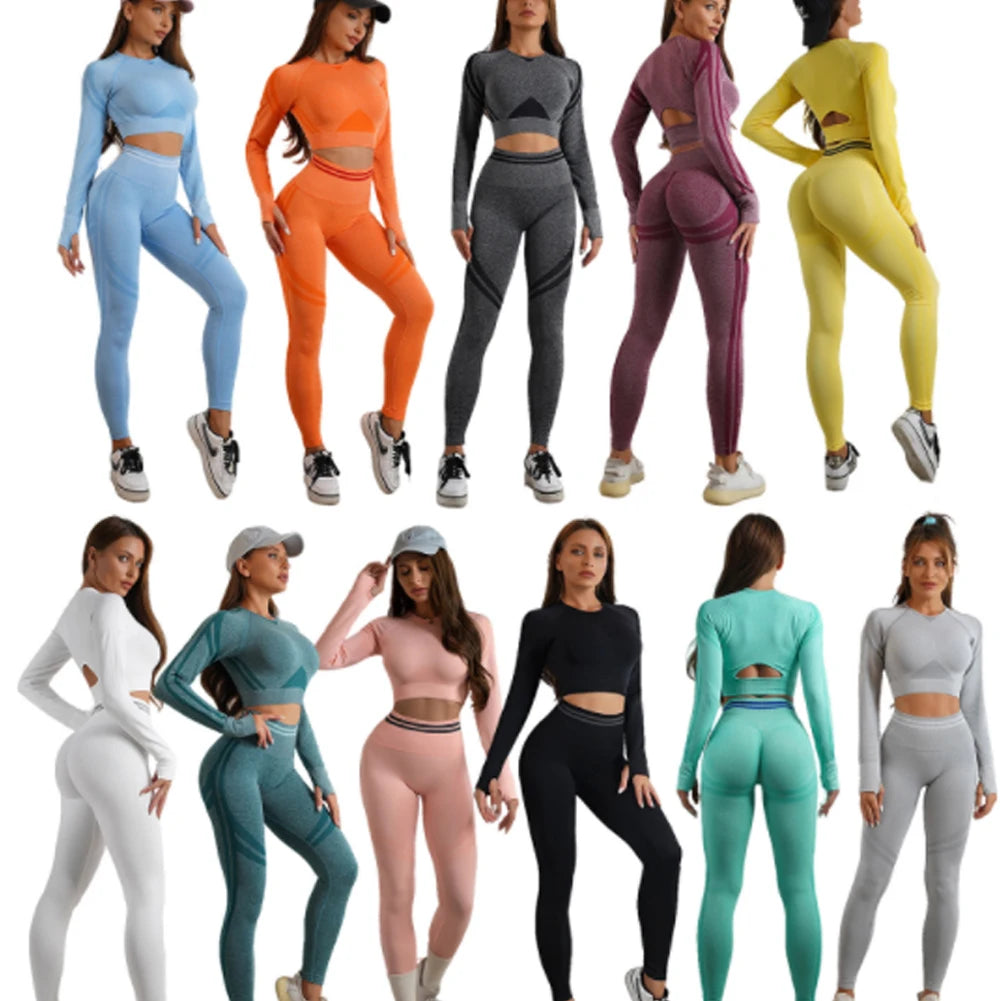Women's activewear set Seamless Yoga Set Sportswear Gym High Waist