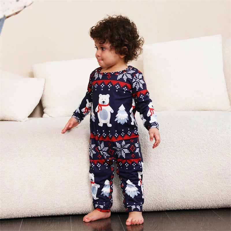 Christmas Family  Pajamas Sets for Father Mother Kids & Baby Pyjamas