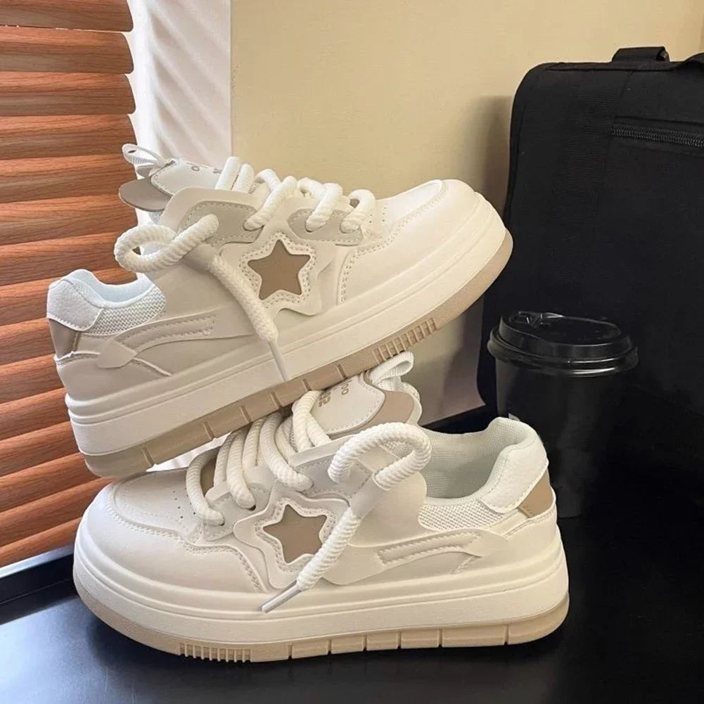 Star Patch Streetwear Sneakers - TSMY Style