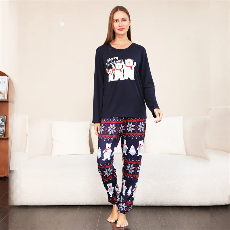 Christmas Family  Pajamas Sets for Father Mother Kids & Baby Pyjamas