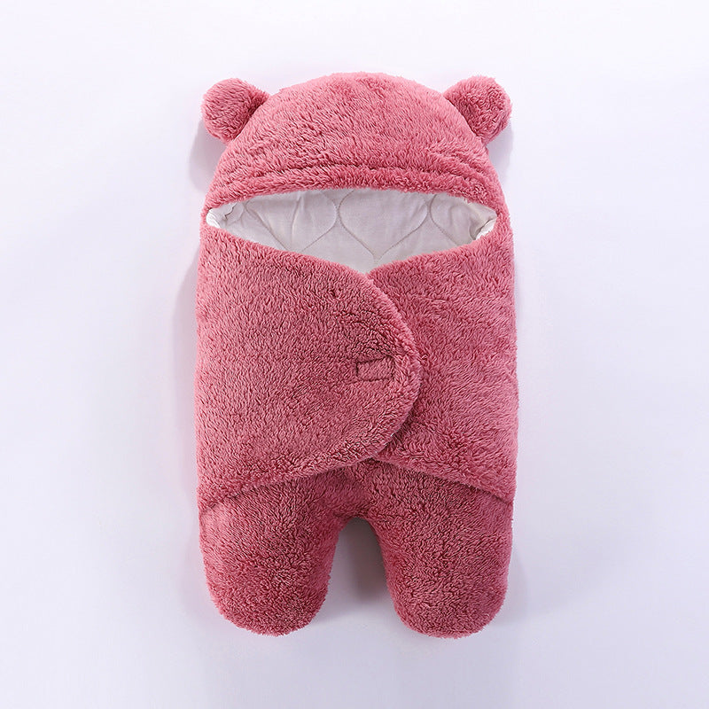 Baby Bear Fleece Swaddle Wrap – Cozy, Cuddly &amp; Cute as Can Be!