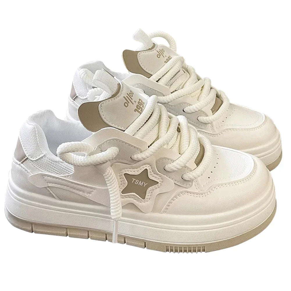 Star Patch Streetwear Sneakers - TSMY Style