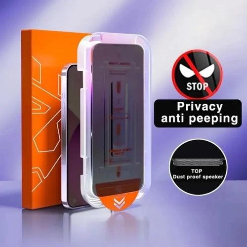 2Pcs Privacy Tempered Glass Screen Protector for IPhone Pro Max XS Plus