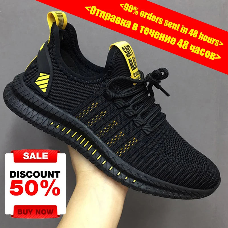 Men's Running Shoes Outdoor Breathable Men Sports Shoes Anti-slip