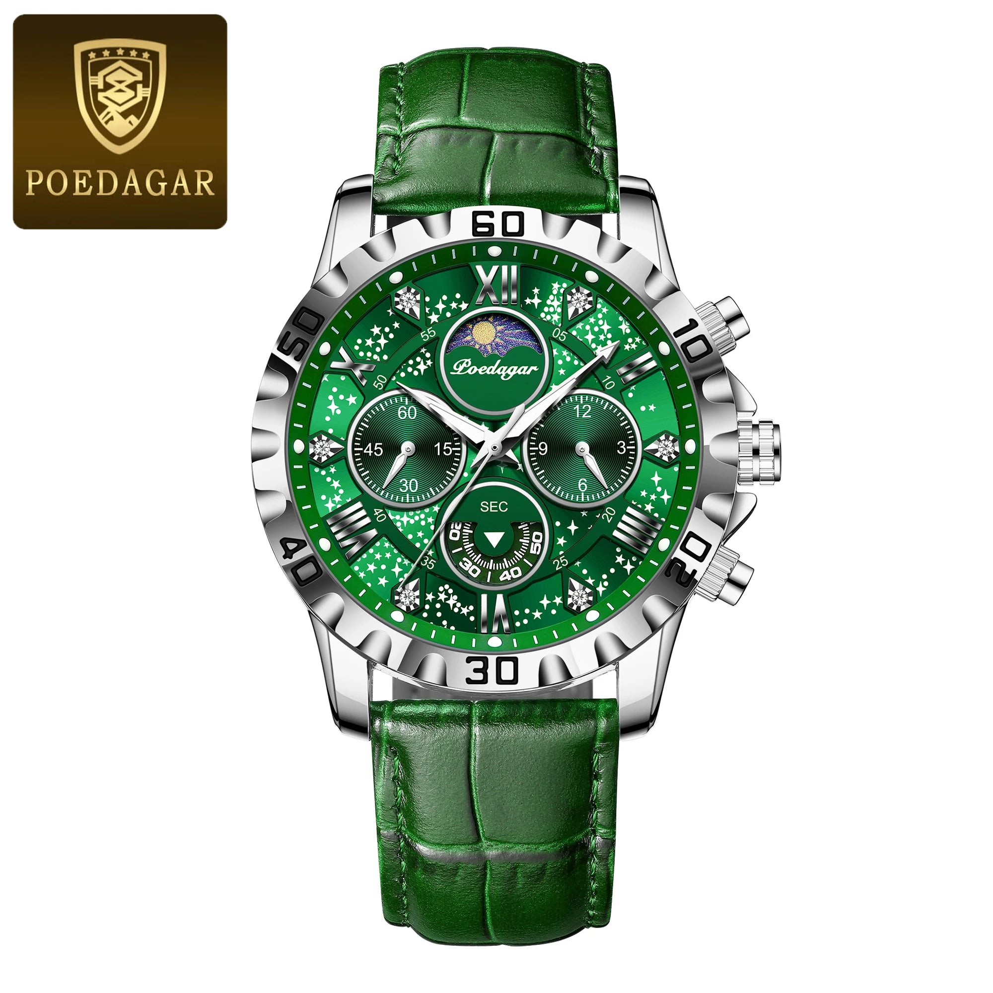 Luxury Man Watch Waterproof Luminous Chronograph Watch  Military High Quality