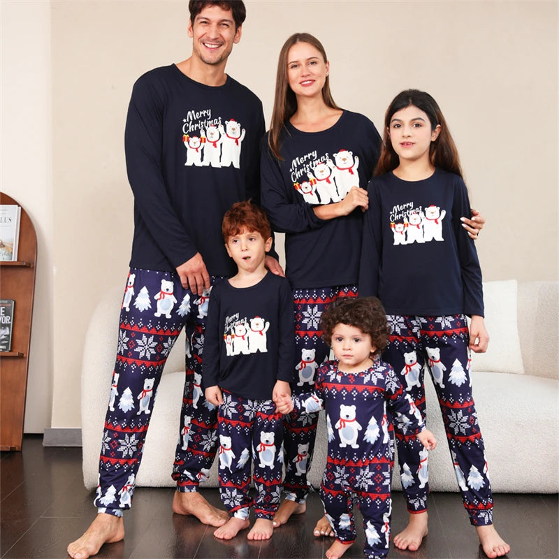 Christmas Family  Pajamas Sets for Father Mother Kids & Baby Pyjamas