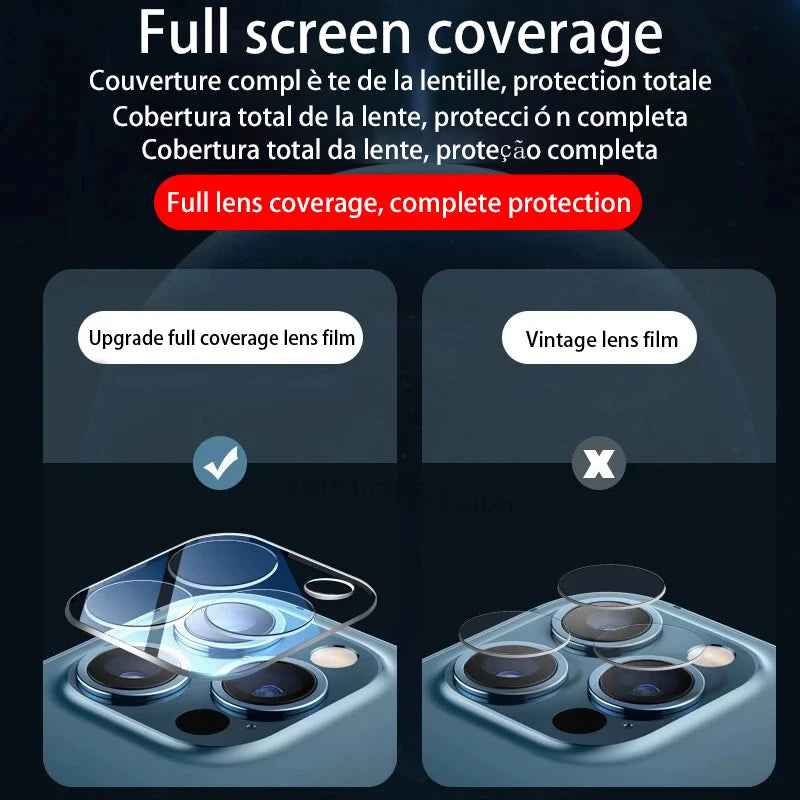 HD Camera Lens Protection Glass Film For iPhone 14 15 Pro Max 15 Plus