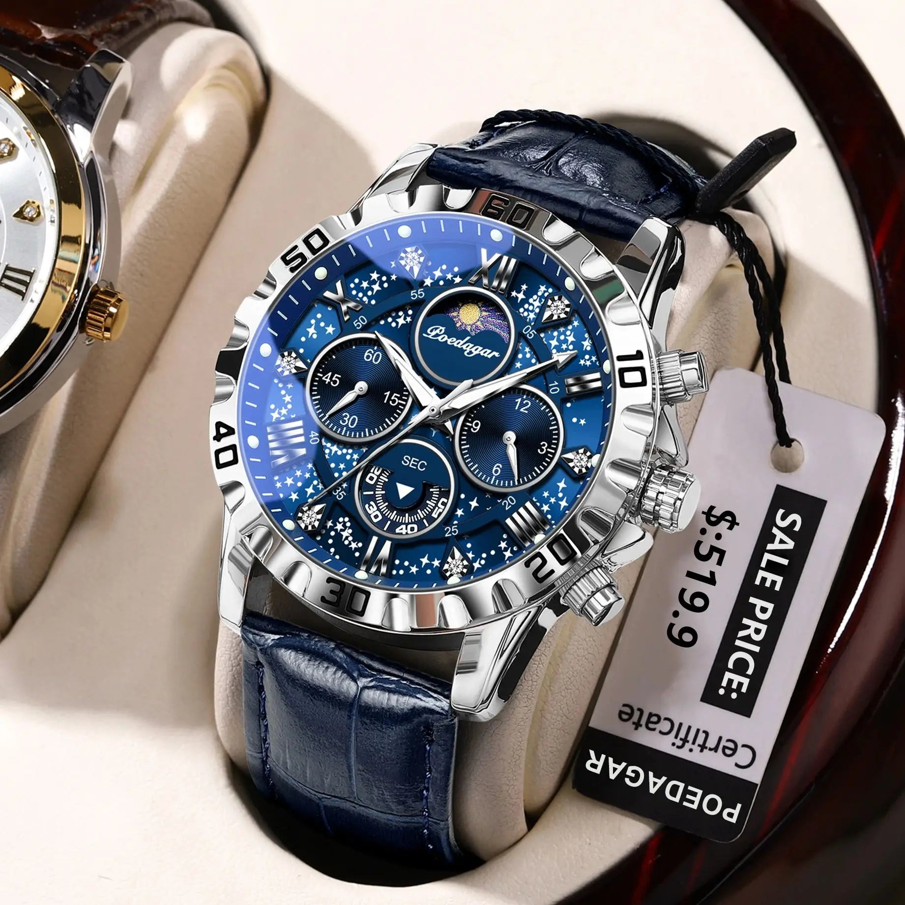Luxury Man Watch Waterproof Luminous Chronograph Watch  Military High Quality