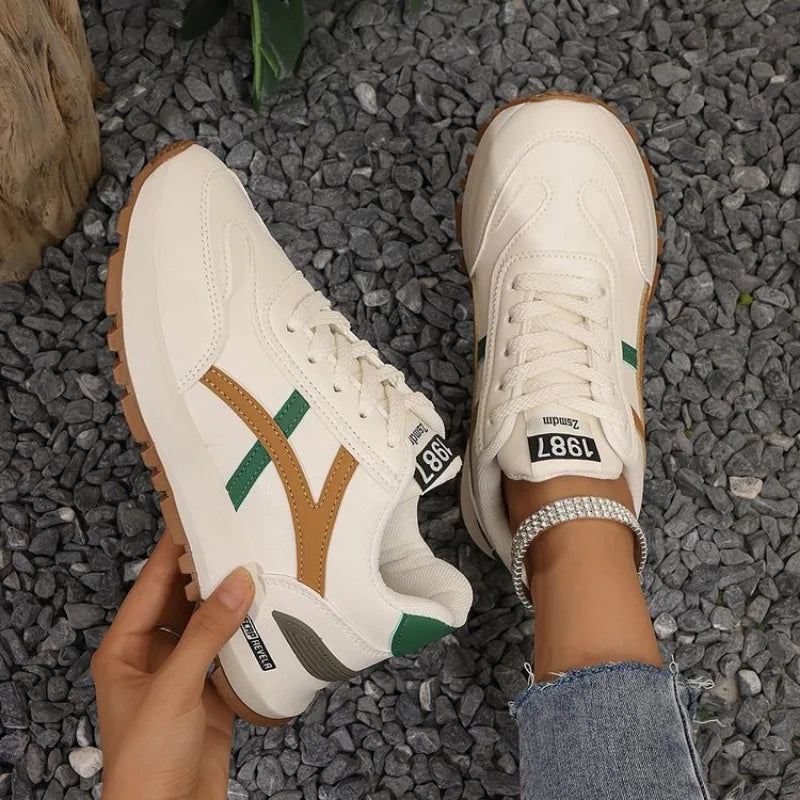 Retro-Inspired Unisex Sneakers for women's  Stylish walking shoes  Meets Comfort