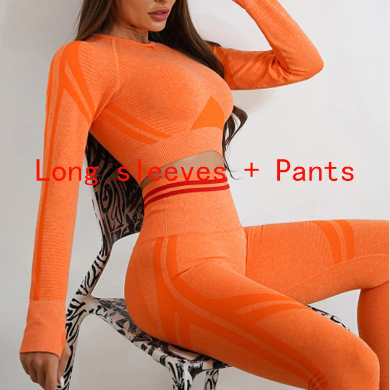 Women's activewear set Seamless Yoga Set Sportswear Gym High Waist