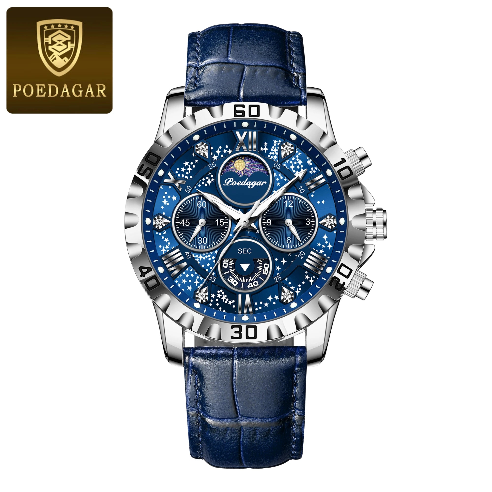 Luxury Man Watch Waterproof Luminous Chronograph Watch  Military High Quality