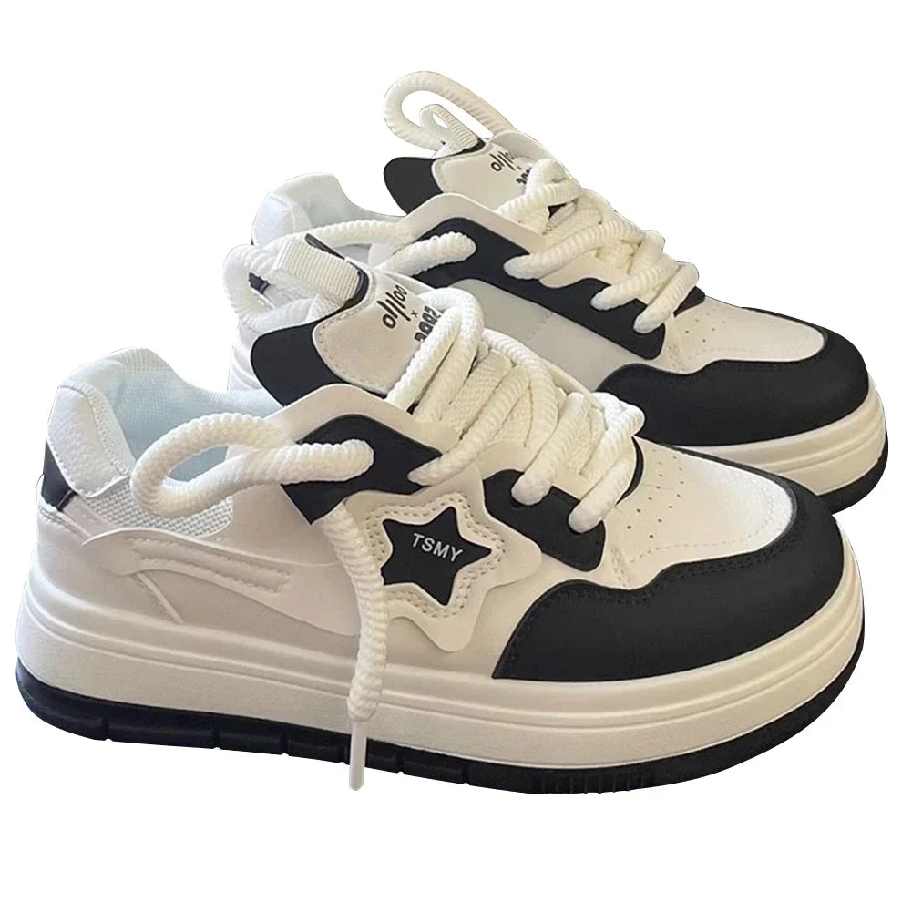Star Patch Streetwear Sneakers - TSMY Style