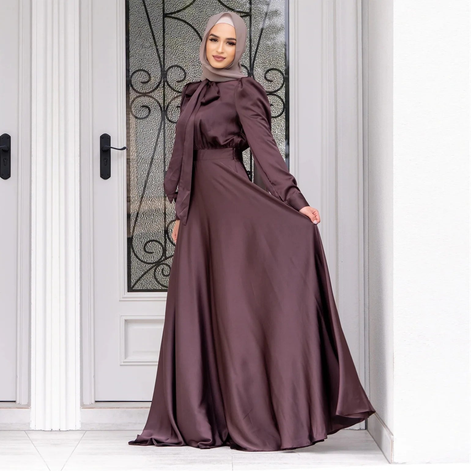 Islam Jilbab Luxury Prayer Newest Long Sleeve Elegant