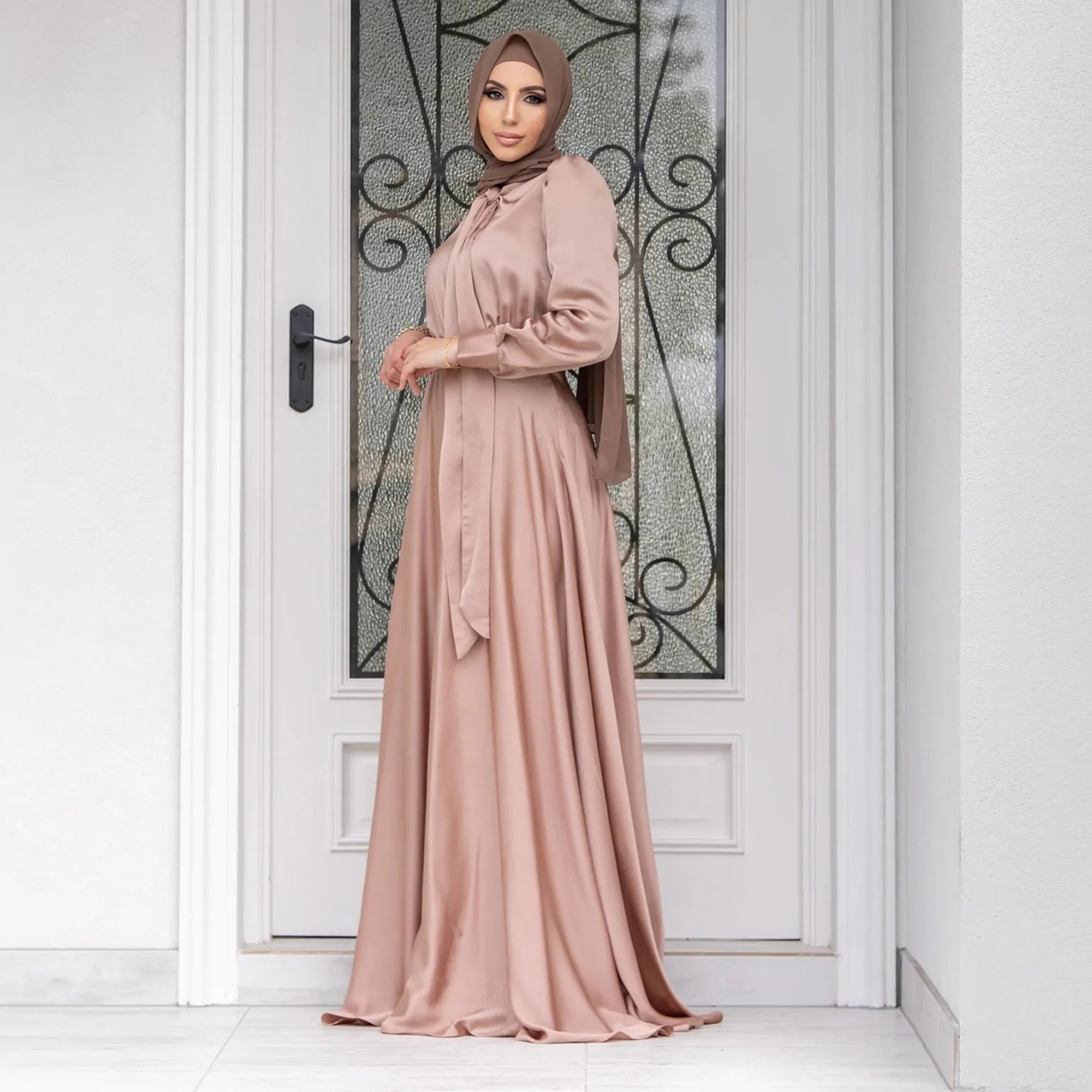 Islam Jilbab Luxury Prayer Newest Long Sleeve Elegant