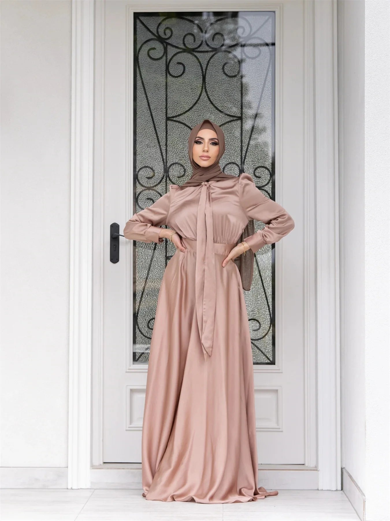 Islam Jilbab Luxury Prayer Newest Long Sleeve Elegant