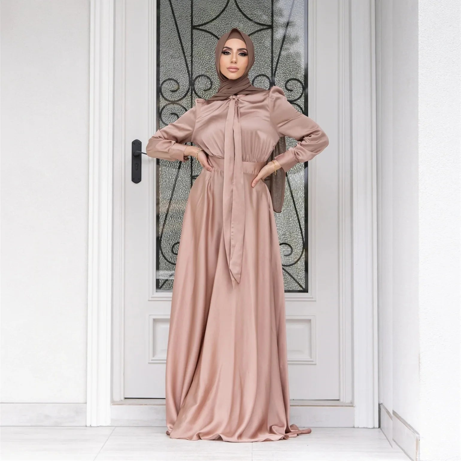 Islam Jilbab Luxury Prayer Newest Long Sleeve Elegant