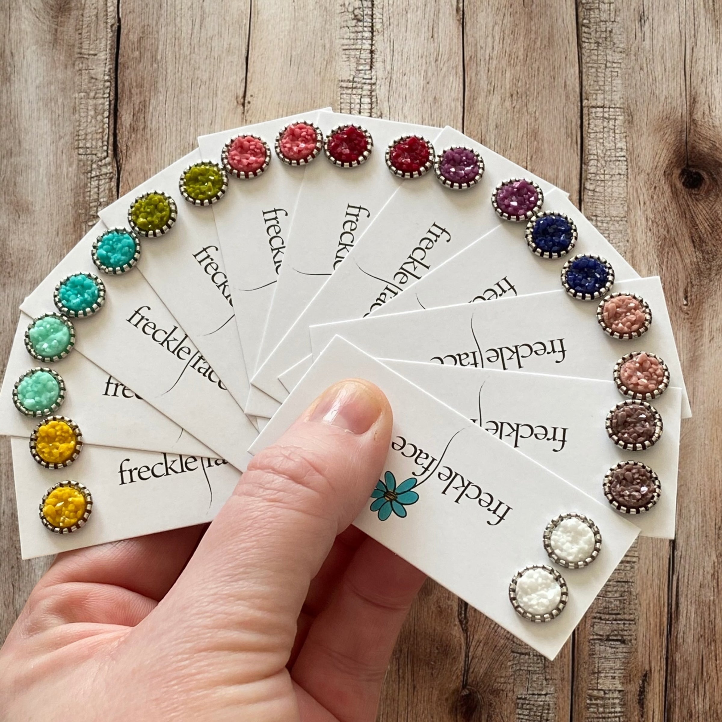 Matte Spring Color Studs 10mm