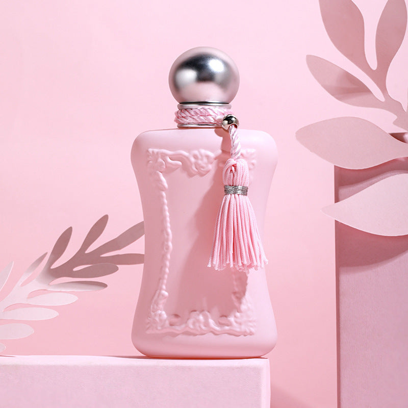 Elegant Blush Pink Perfume Bottle – Luxurious Fragrance for Women  Perfume Long-lasting Fragrance