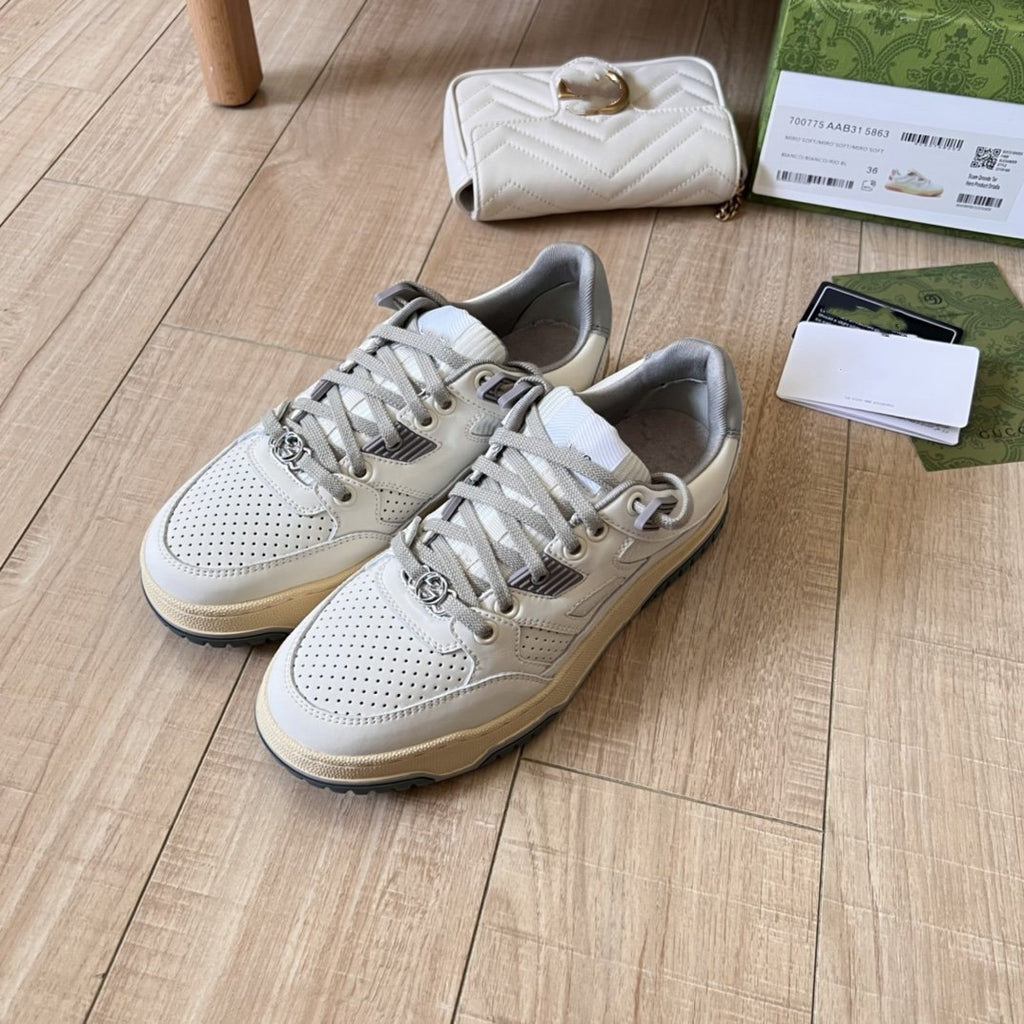 platform soled board shoes 2024 summer new round toe punching