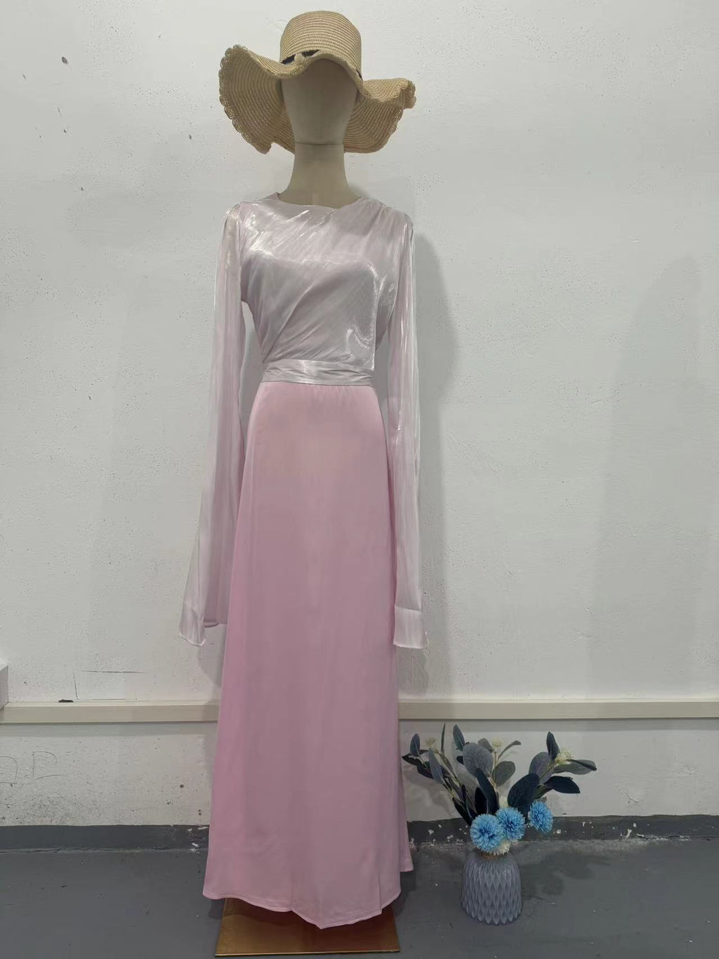 Elegant Blue Dress - Summer 2024 Collection
