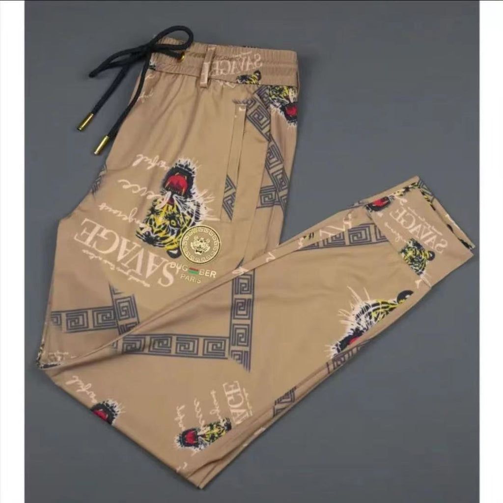 Men's Designer Pattern Luxury Comfortable Summer Leggings