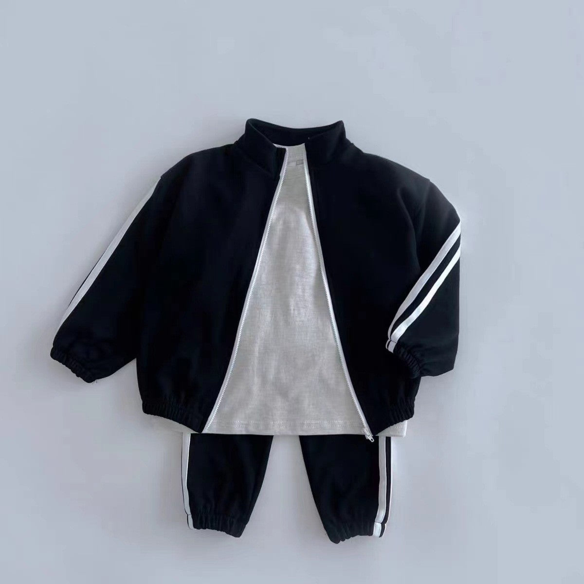 Kids Tracksuit Set - Zipper Jacket & Leggings Sports Outfit for Boys & Girls