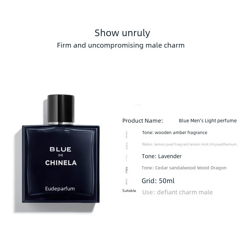 Azure men's perfume long-lasting light fragrance masculine cologne fresh natural