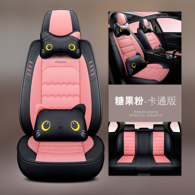 Car seat cushion four seasons  cartoon car seat cover goddess seat