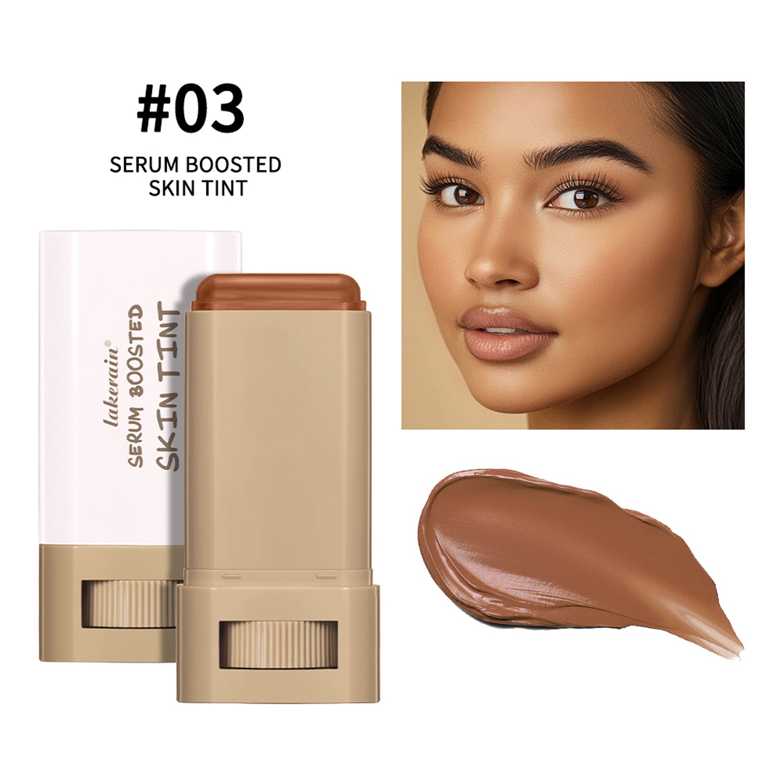 Lakerain Multi-Color Hydrating Serum Stick Naturally Fits and Brightens  buy two minimum