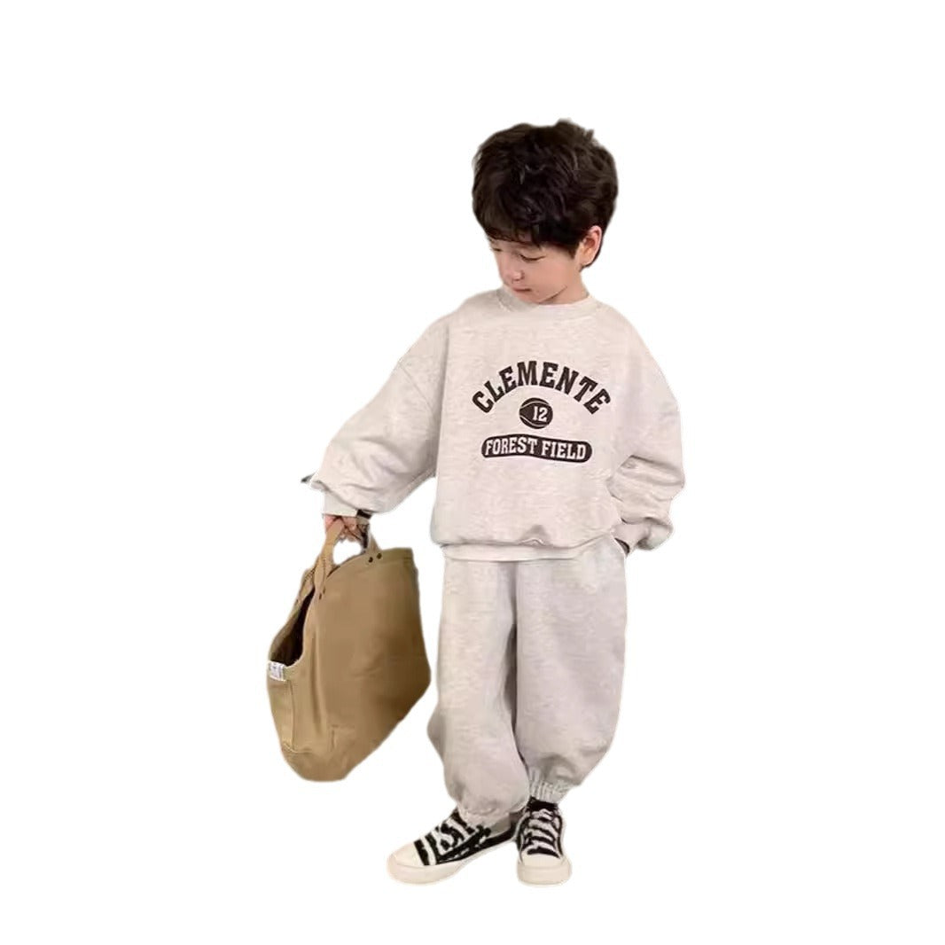 Boys Korean Sports Tracksuit 2025 - Stylish Two-Piece Set | MTS-Glamour