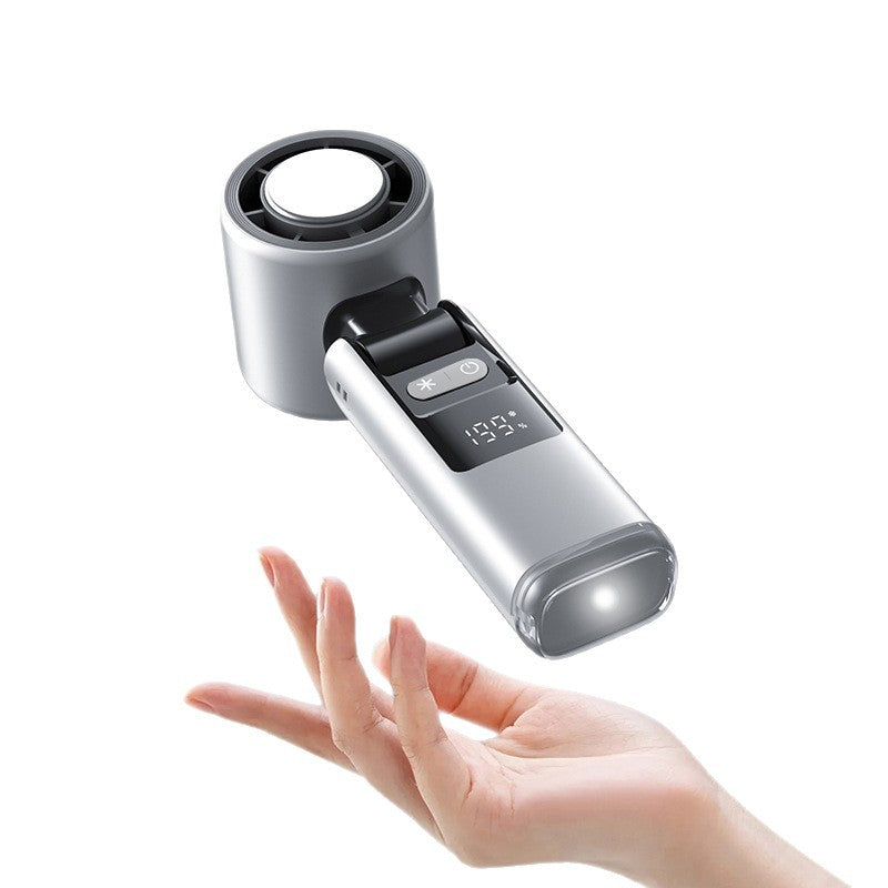 Portable Handheld Mini Fan - 199 Speed Cooling Device with Semiconductor Technology