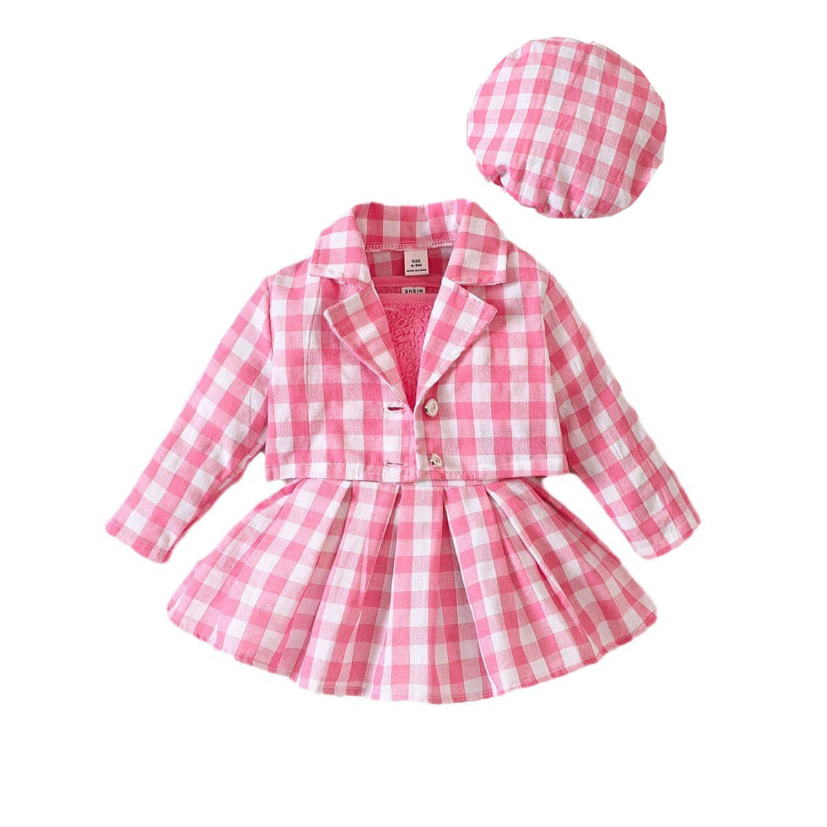 Baby Girl Skirt Set Children' Clothes British Children's Set