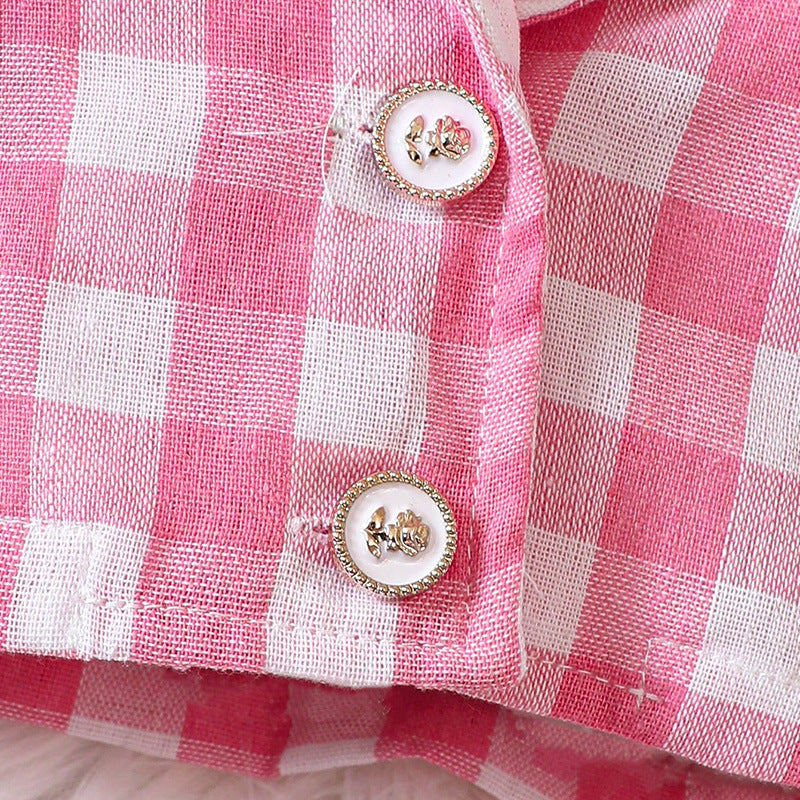 Baby Girl Skirt Set Children' Clothes British Children's Set