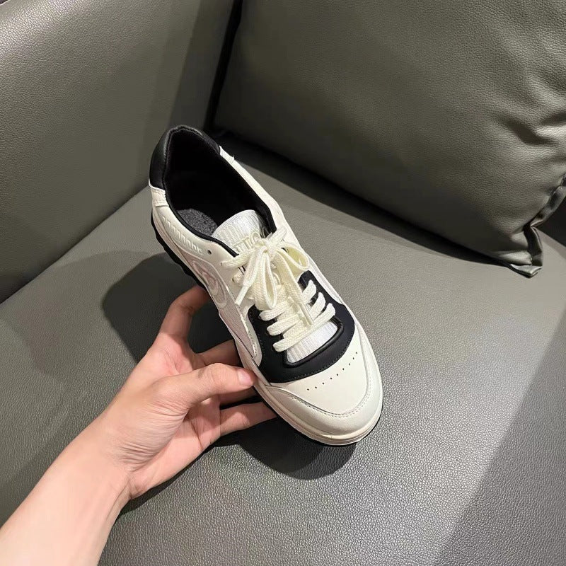 High version white shoes women's summer version shoes men