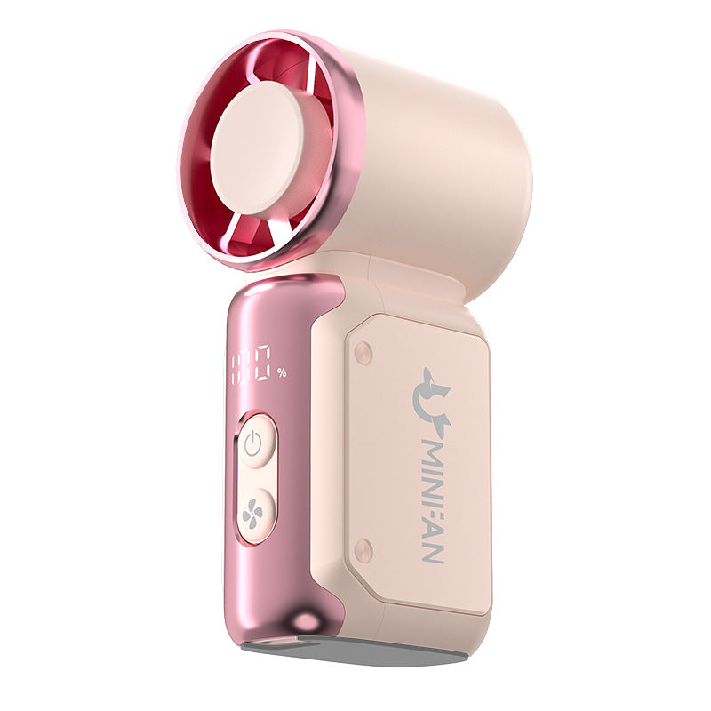 Portable Handheld Mini Fan - 199 Speed Cooling Device with Semiconductor Technology