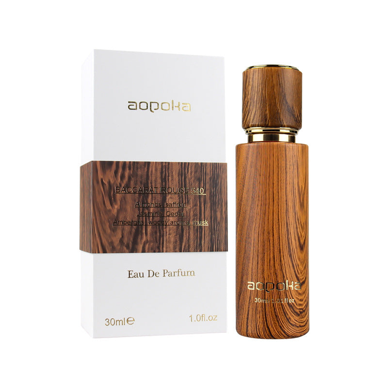 Aopoka Refillable Perfume Atomizer | 30ml Travel Spray Bottle in Marble & Wood Design