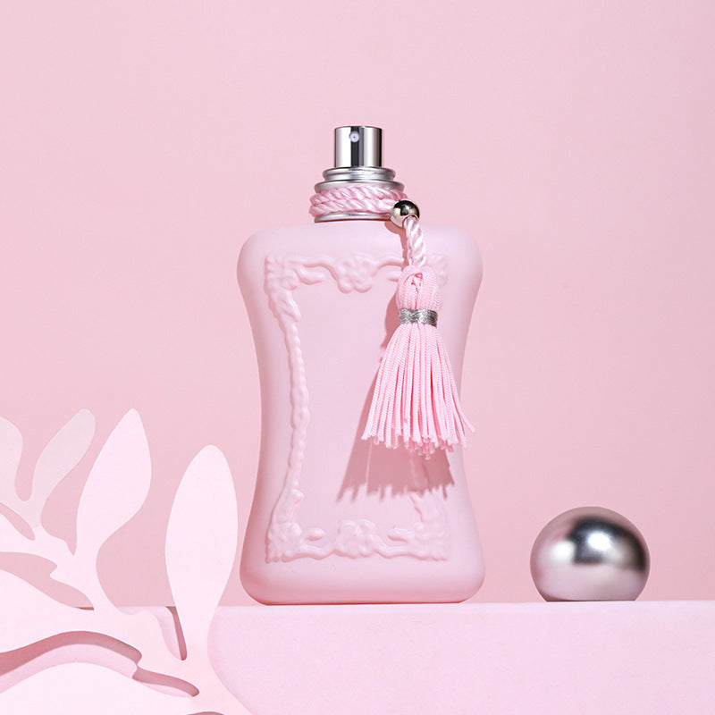 Elegant Blush Pink Perfume Bottle – Luxurious Fragrance for Women  Perfume Long-lasting Fragrance