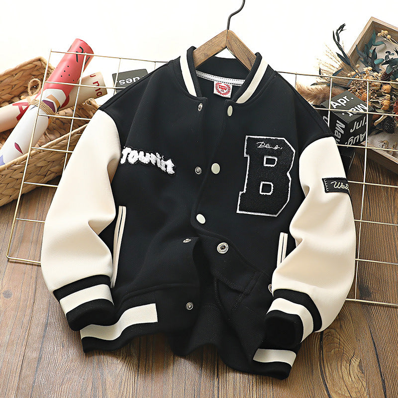 Kids Baseball Jackets - Colorful Varsity Style Coats for Boys & Girls