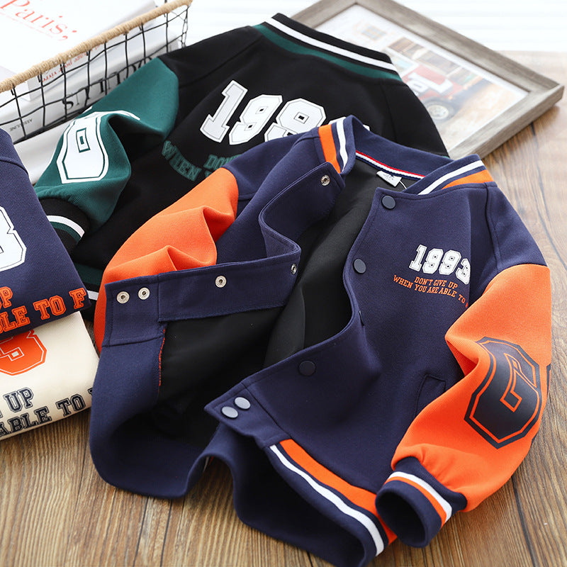 Boys Baseball Jacket 1992 - Kids Varsity Sports Jacket