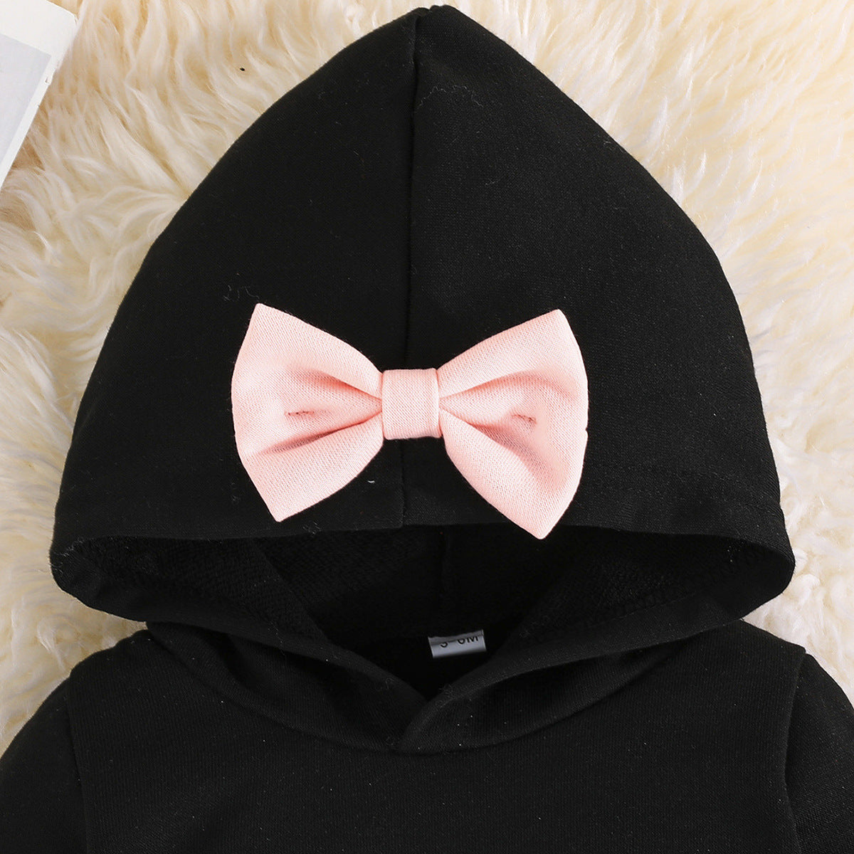 Dad Baby sweatshirt casual color-blocked trousers two-piece set