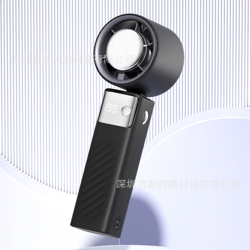 Portable Handheld Mini Fan - 199 Speed Cooling Device with Semiconductor Technology
