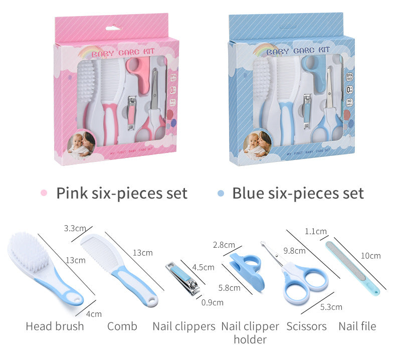 Baby care gift boxed dropper baby nail clipper care 6 piece set