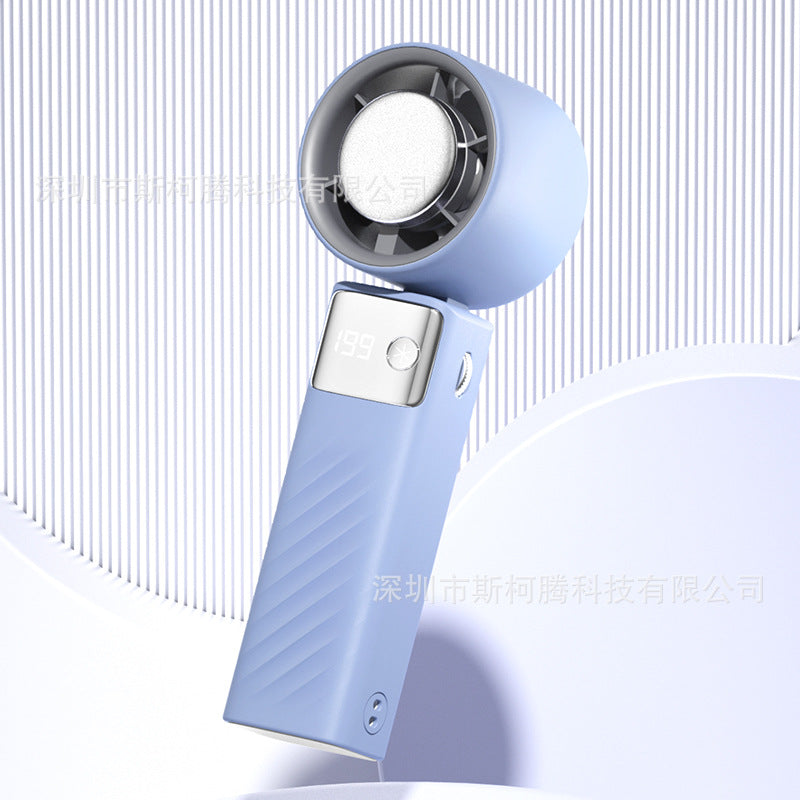 Portable Handheld Mini Fan - 199 Speed Cooling Device with Semiconductor Technology