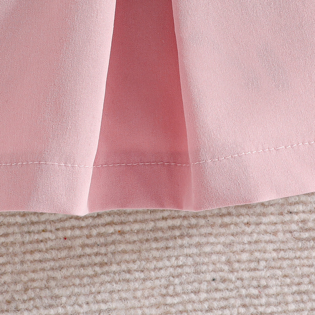Girls Bubble Short Sleeve Top with Bow Short Skirt