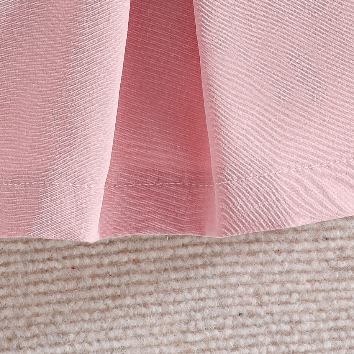Girls Bubble Short Sleeve Top with Bow Short Skirt