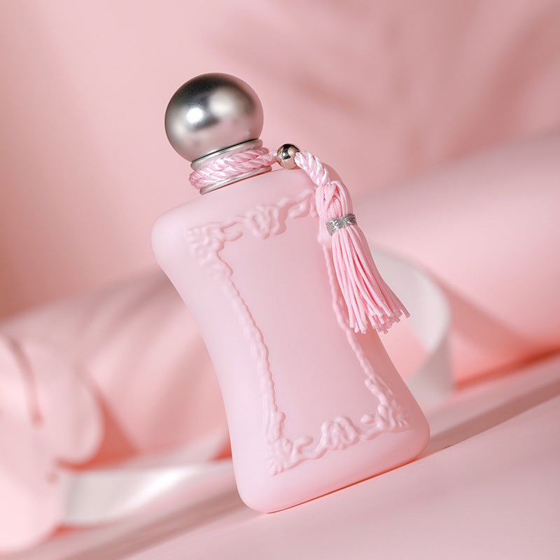 Elegant Blush Pink Perfume Bottle – Luxurious Fragrance for Women  Perfume Long-lasting Fragrance