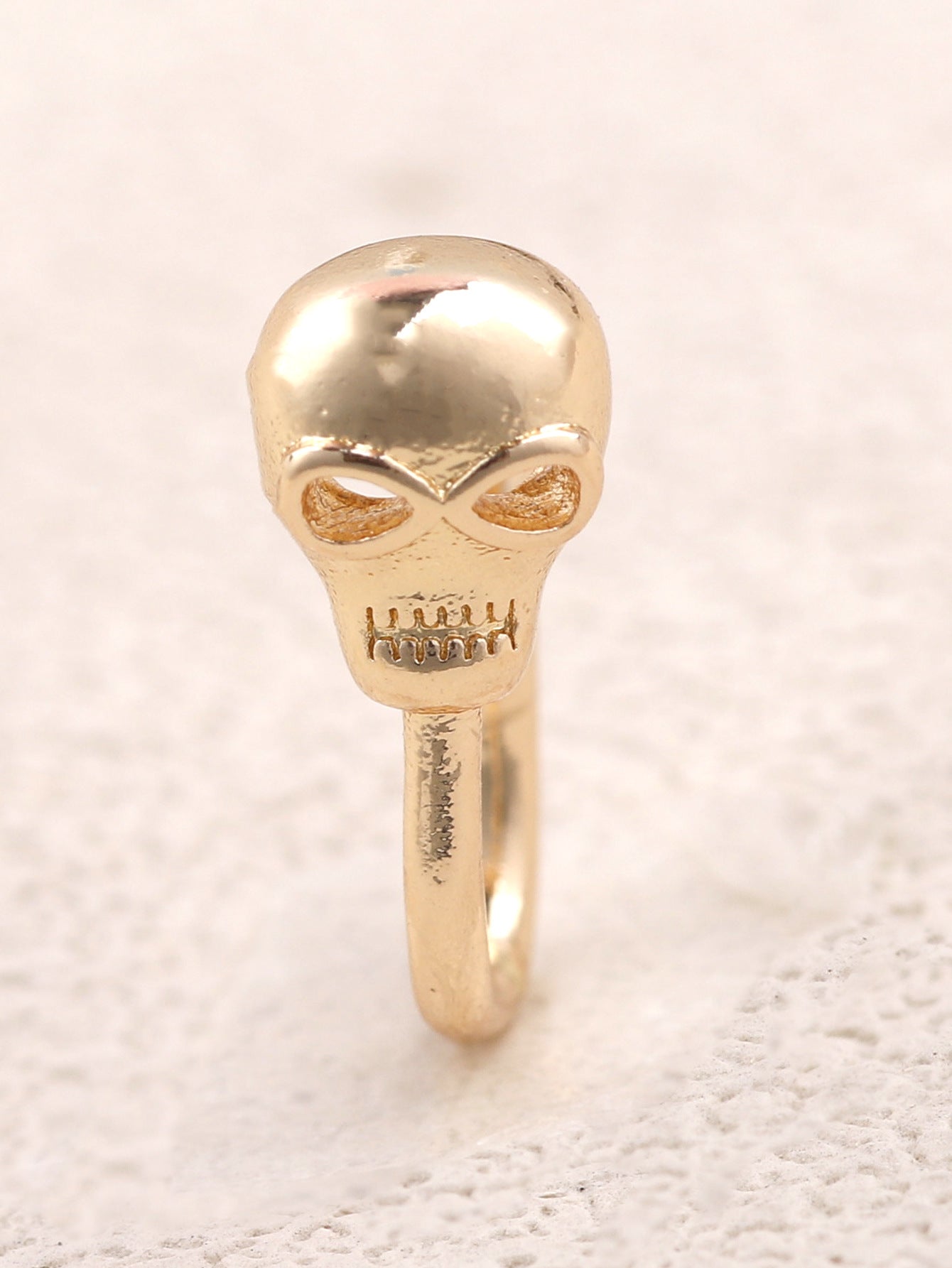 Non-Pierced Zircon Nose Clip - U-Shaped Gold Nose Stud | MTS-Glamour