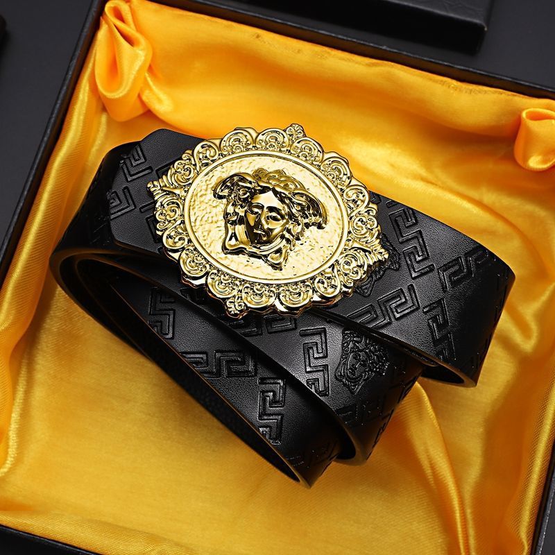 Belt genuine leather business beauty head print belt jeans belt youth belt